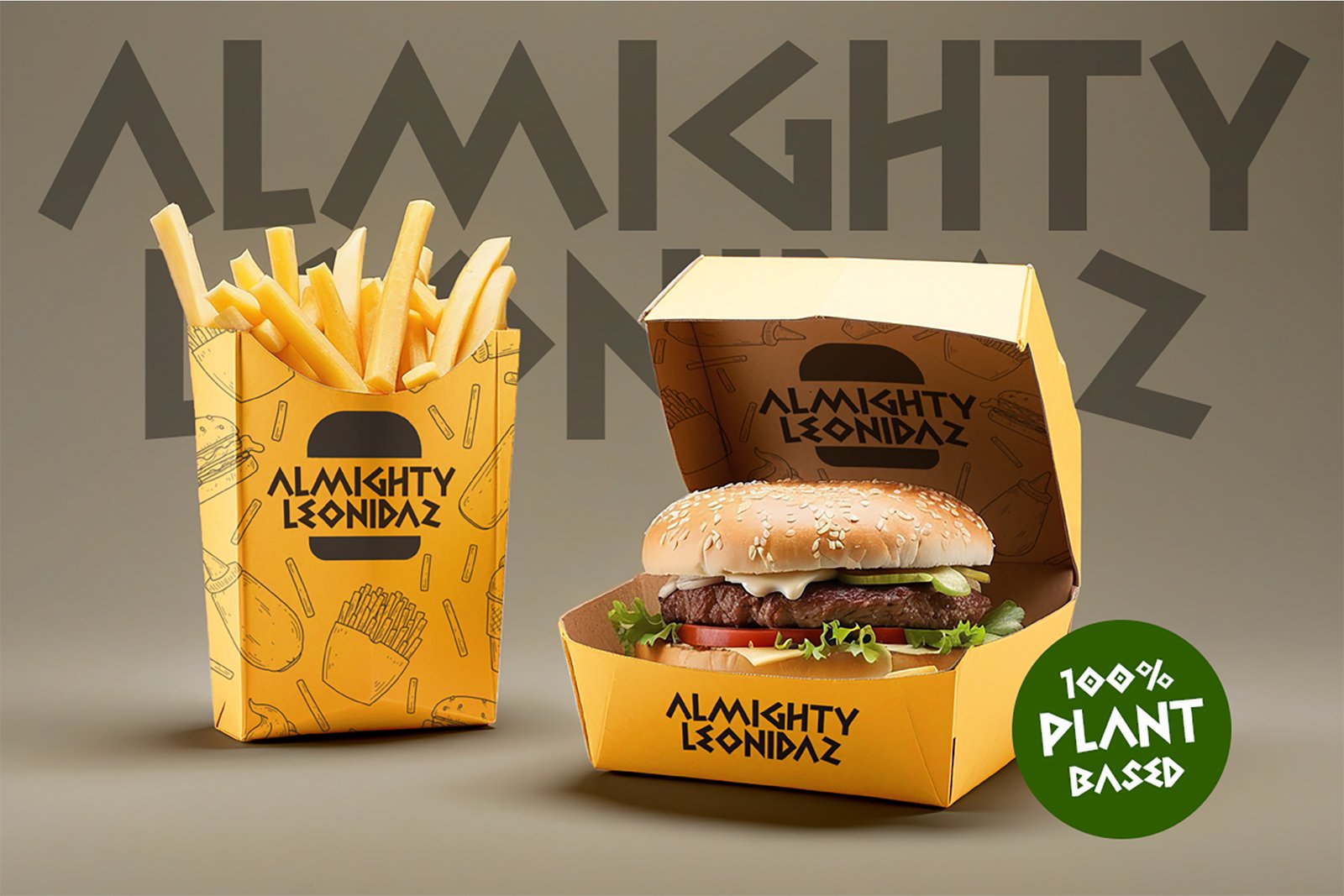 ARCHIDES Font food packaging branding