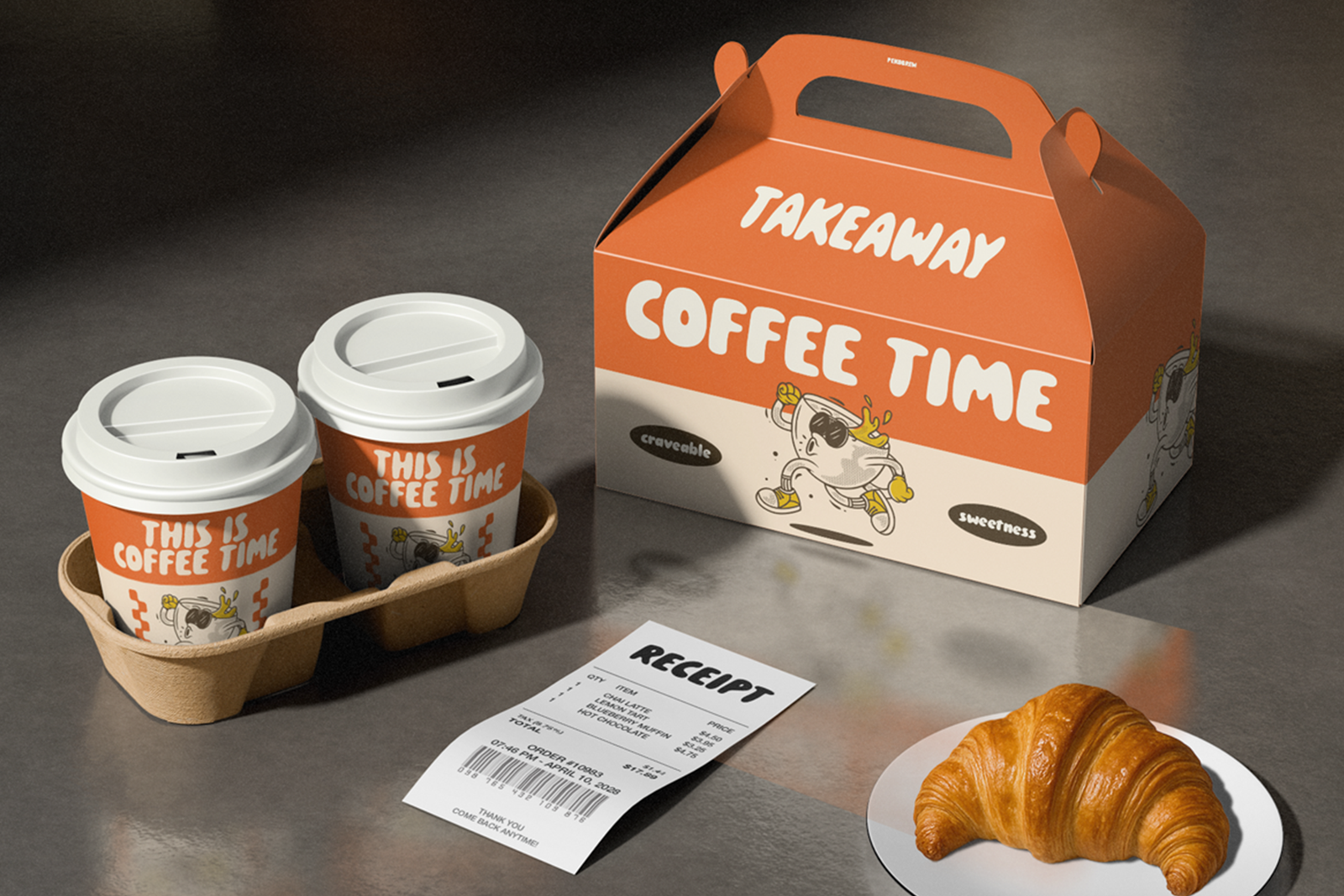 KRISPO Font food product branding