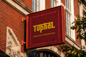AKSHAYA Font restaurant signage design