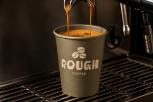 COFFEE BRUNCH Font cafe packaging mockup