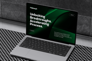 BREMER Font laptop advertising design