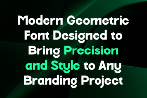 BREMER Font modern geometric sans serif preview