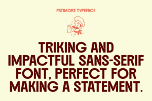 PATIMORE Font display