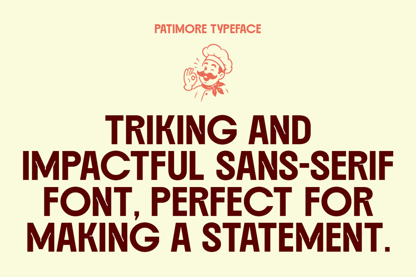 PATIMORE Font display