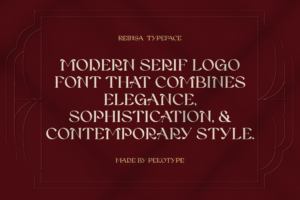 REINSA Font refined modern serif preview
