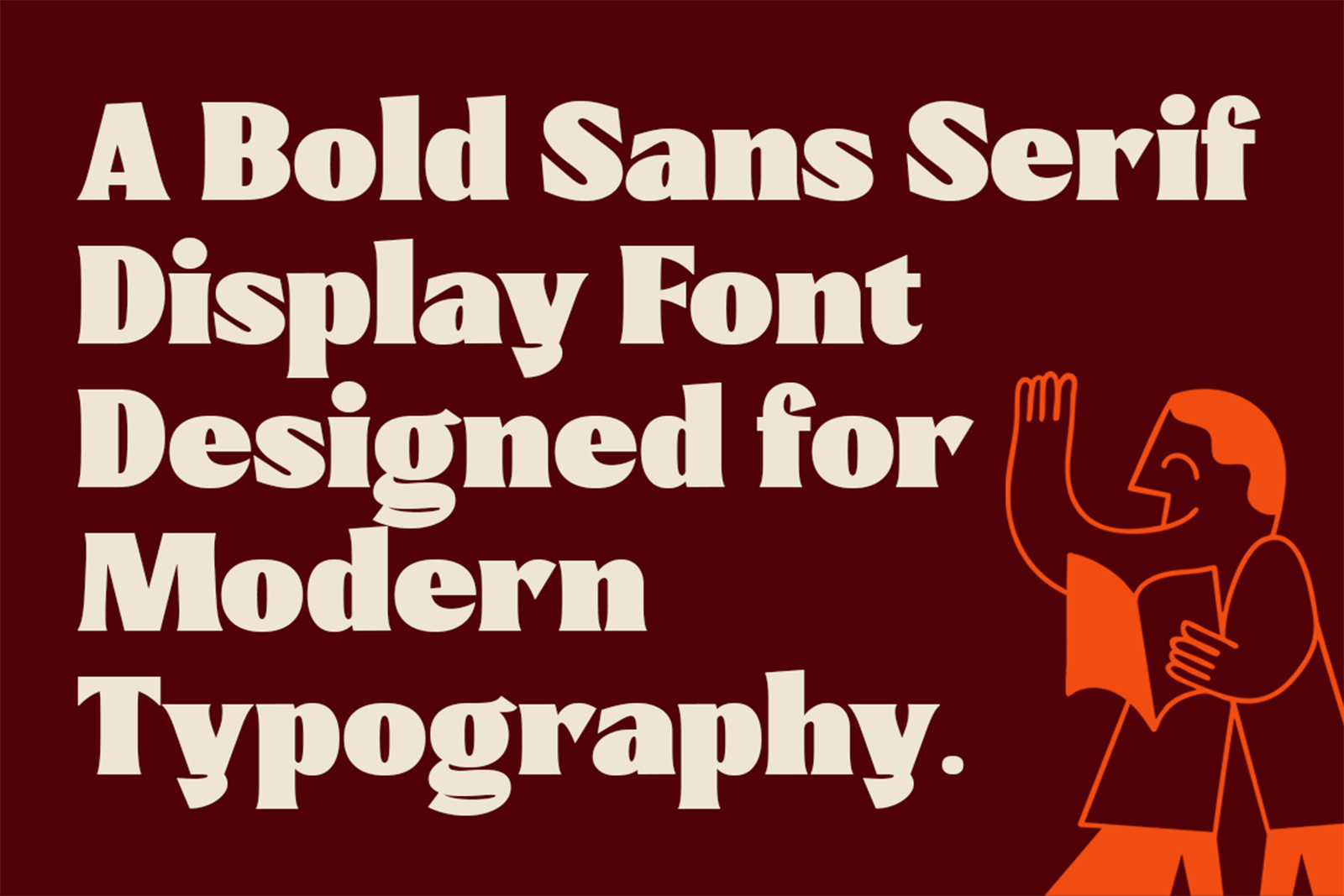 CILKER Font bold sans serif typeface