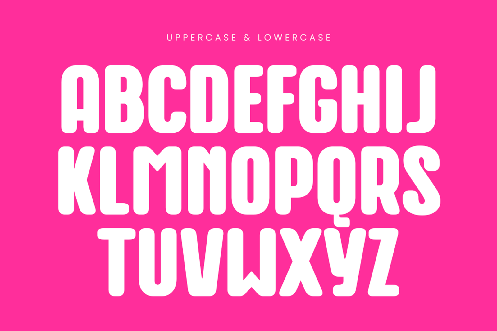 baune font alphabet character
