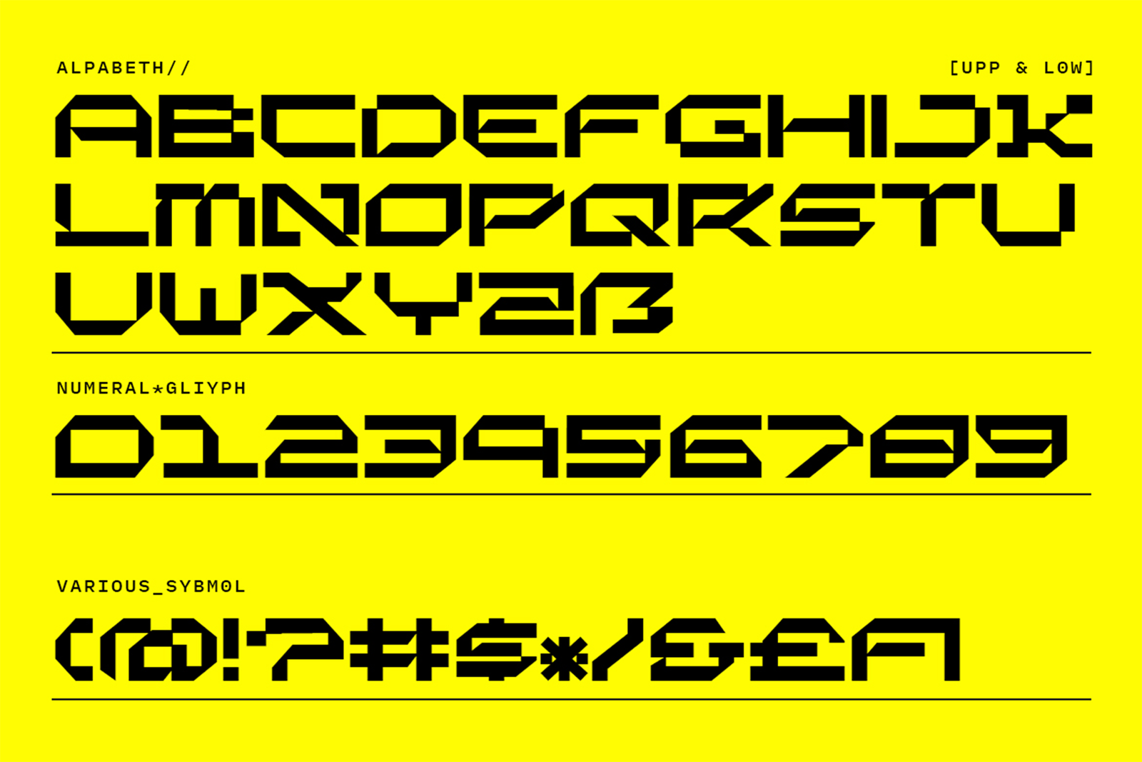 XEONIC Font uppercase and lowercase characters, numbers XEONIC Font uppercase and lowercase characters