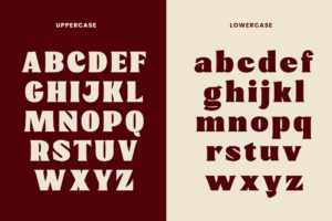 CILKER Font uppercase and lowercase characters