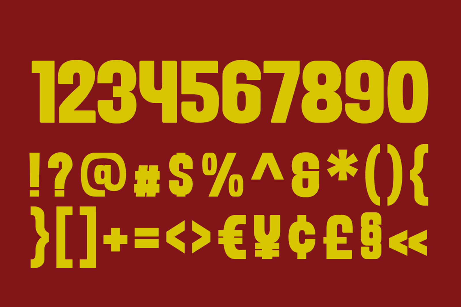 AKSHAYA Font numbers symbols and punctuation