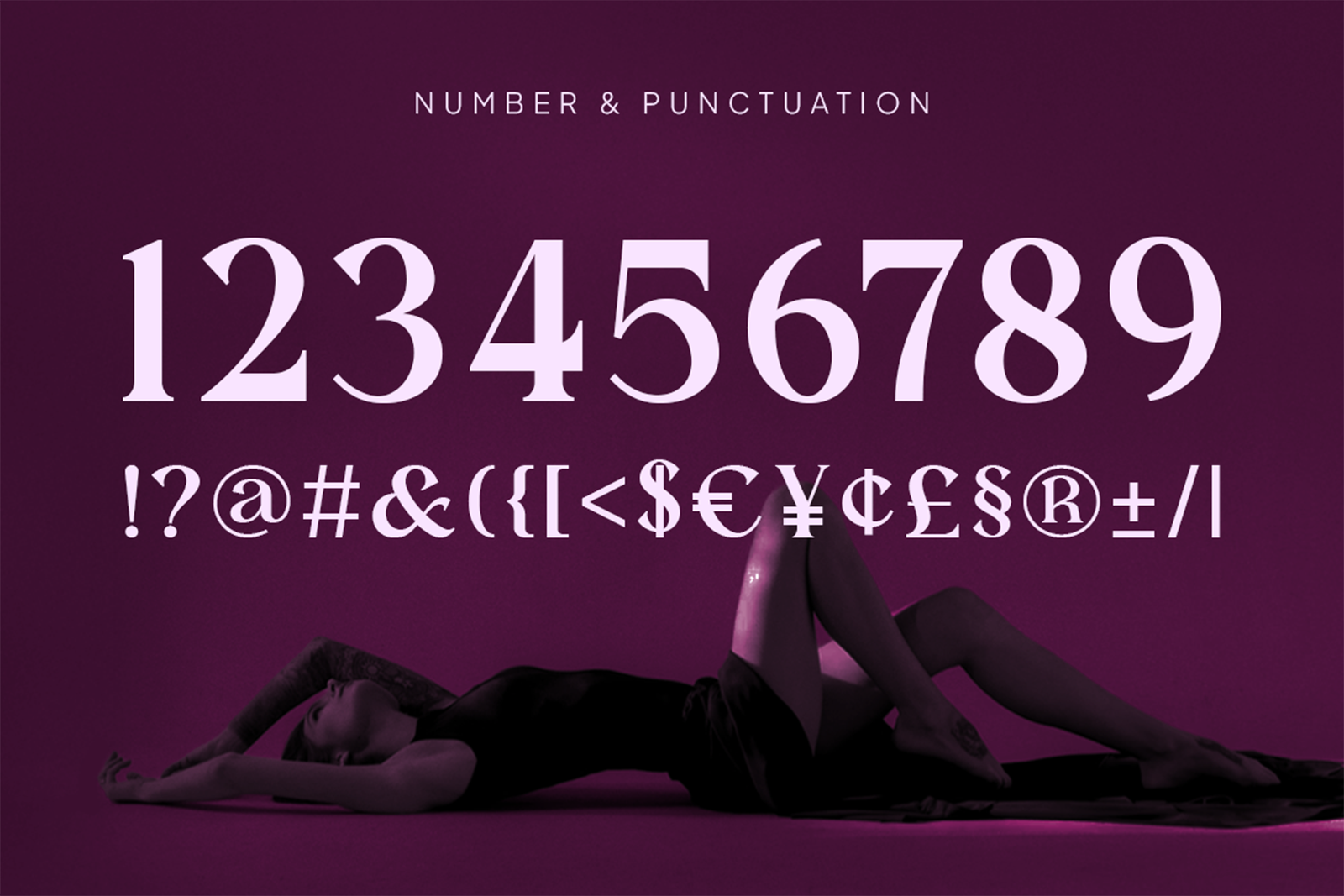 asah font number and punctuation