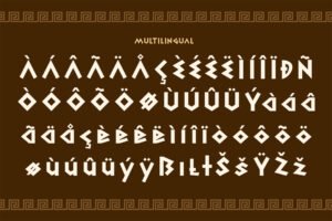 ARCHIDES Font multilingual support
