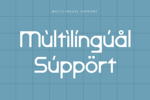 TOMAT Font multilingual support