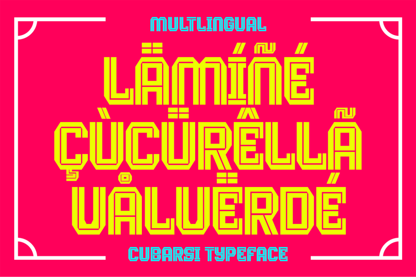 CUBARSI Font multilingual support