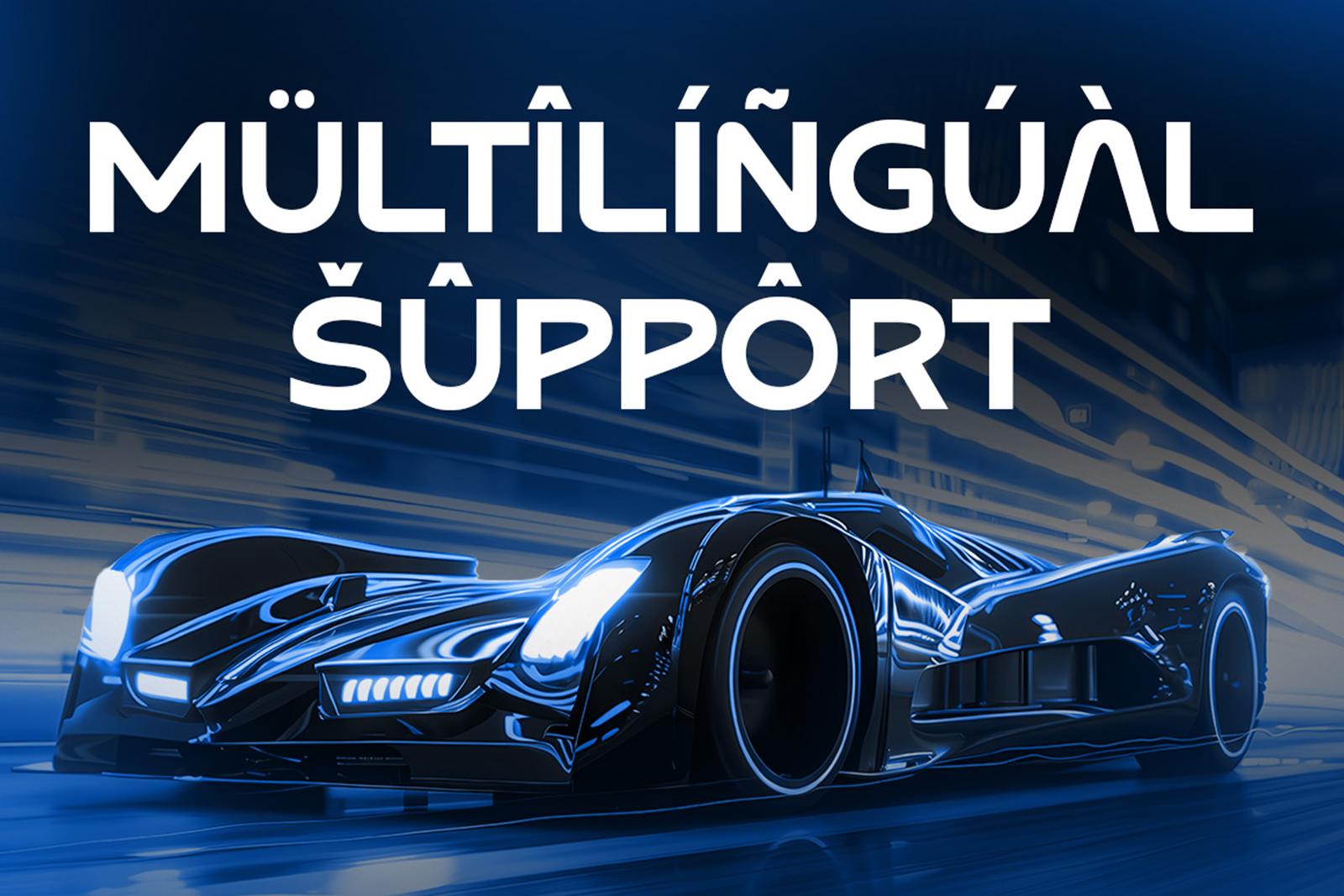 FLYMAX Font multilingual support