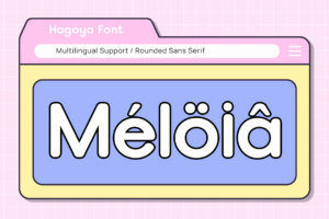 HAGOYA Font multilingual support