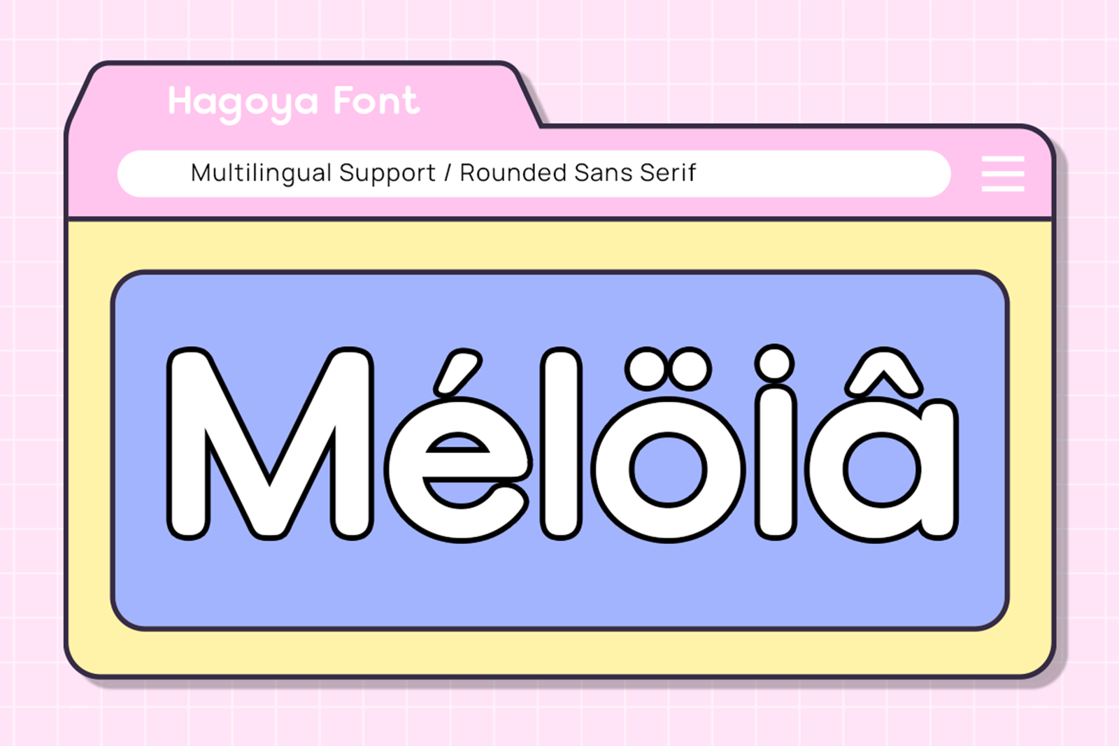 HAGOYA Font multilingual support