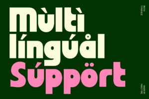 RICKA Font multilingual support