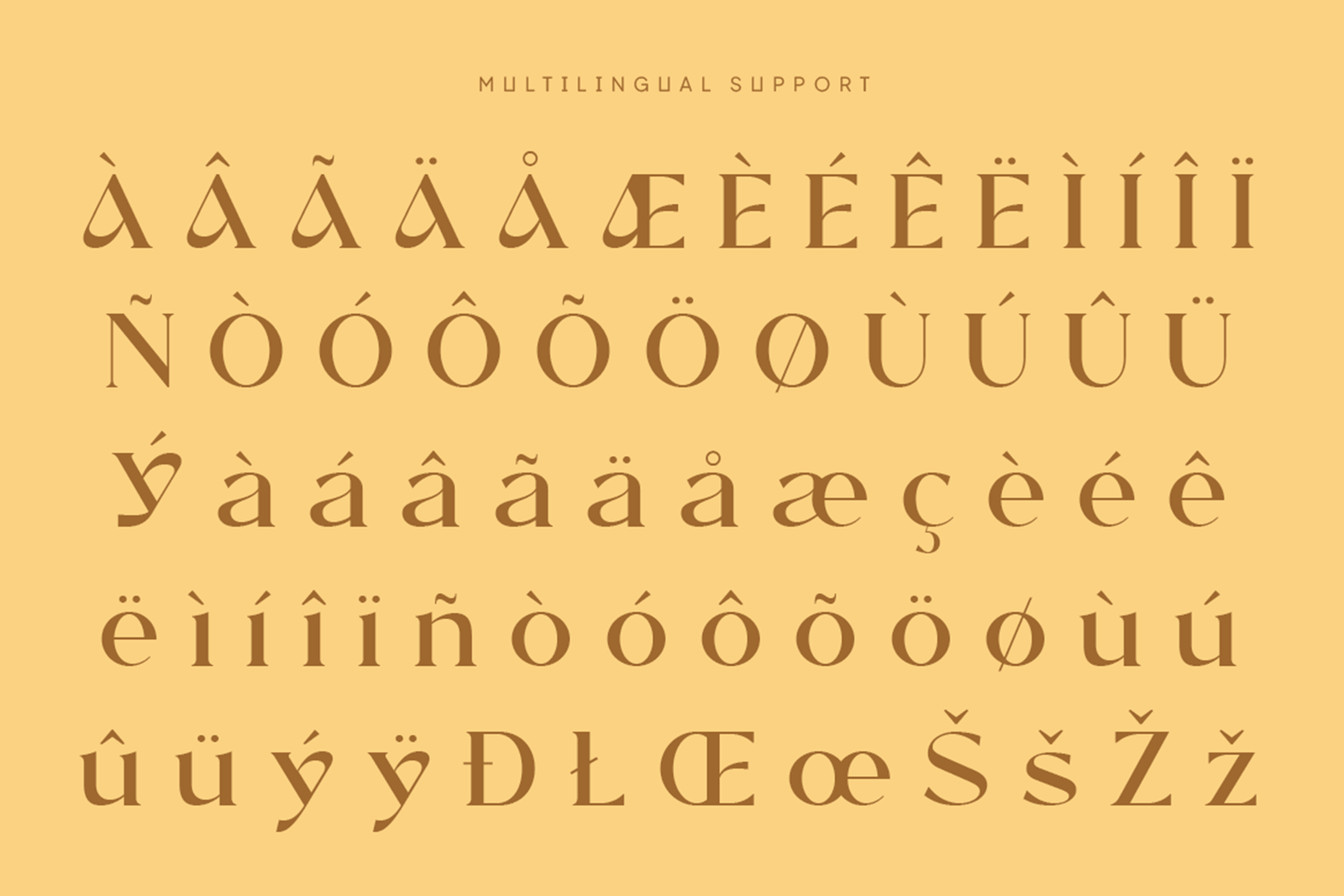 WINDELS Font multilingual support