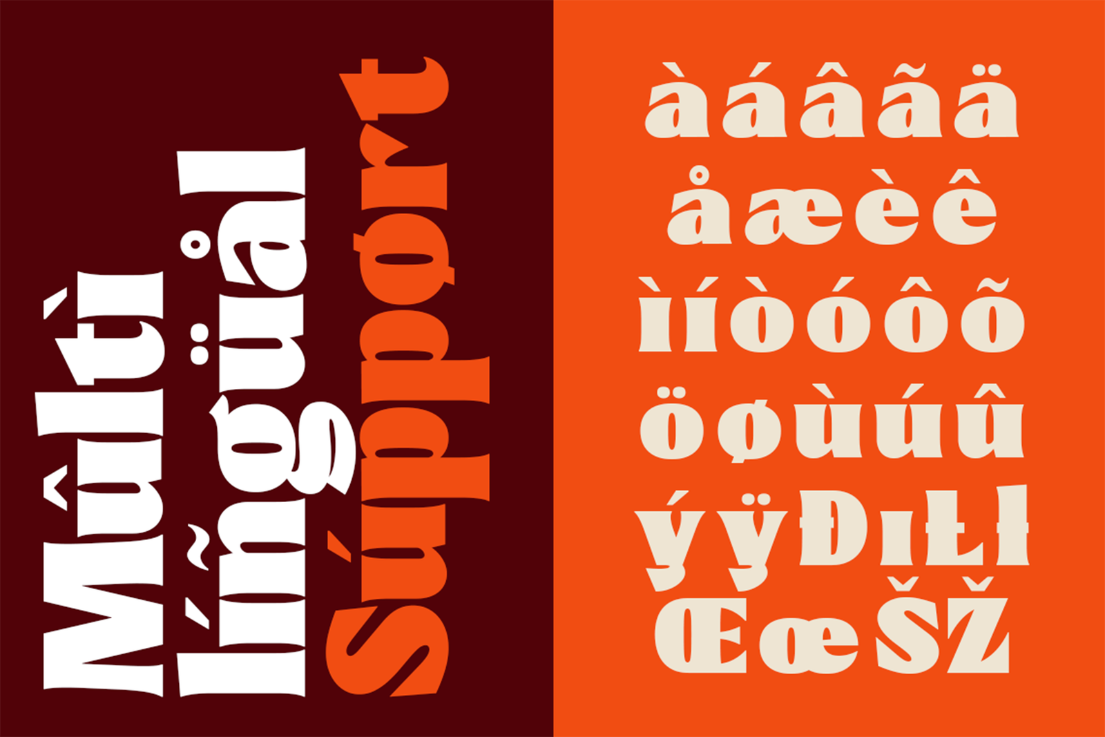 CILKER Font multilingual support