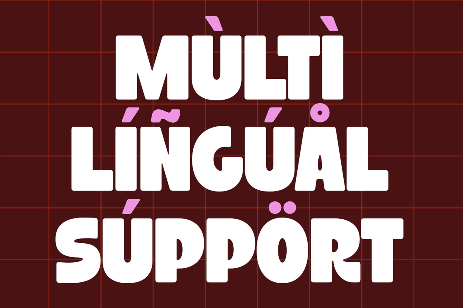 PORIS Font multilingual support