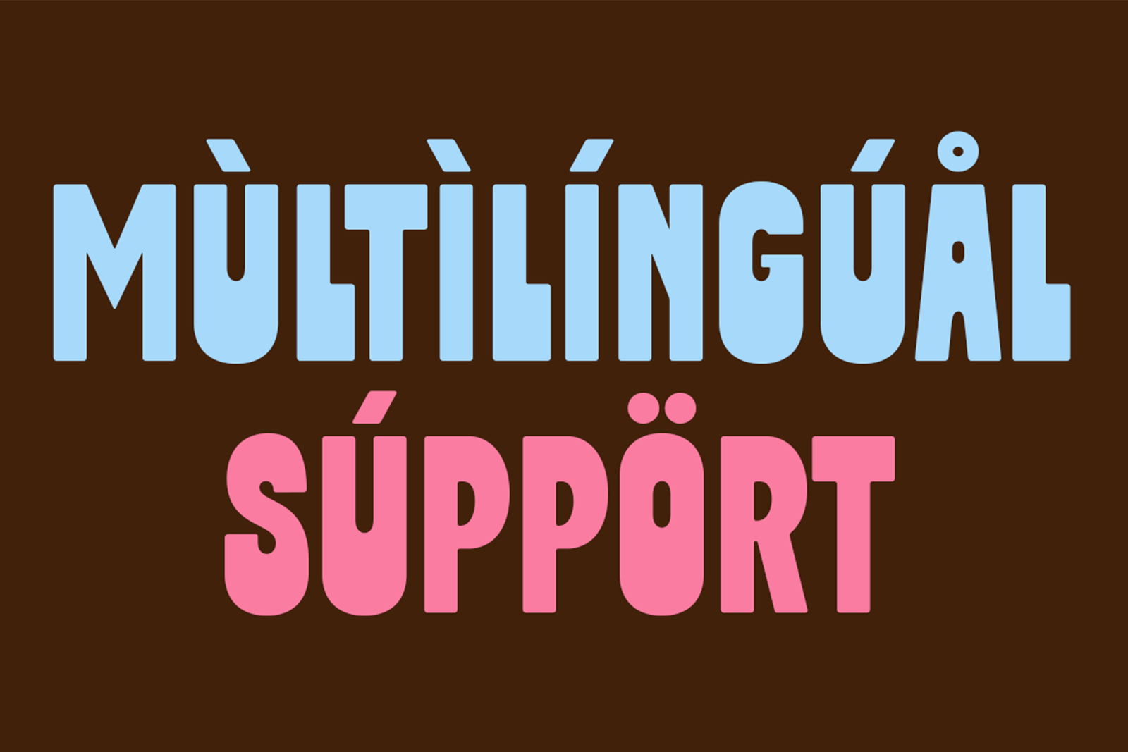 calios font multilingual font