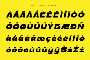 GALRIC Font multilingual support