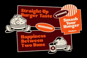 CILKER Font food branding design