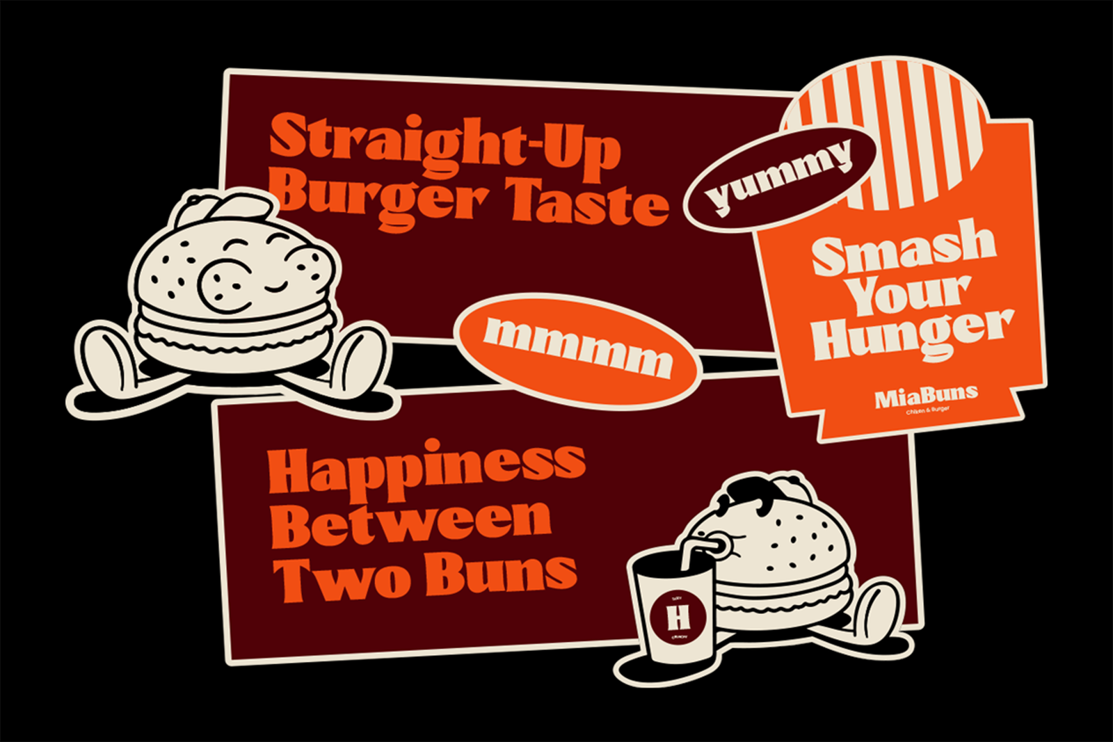 CILKER Font food branding design