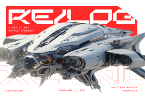 XEONIC Font sci-fi poster design