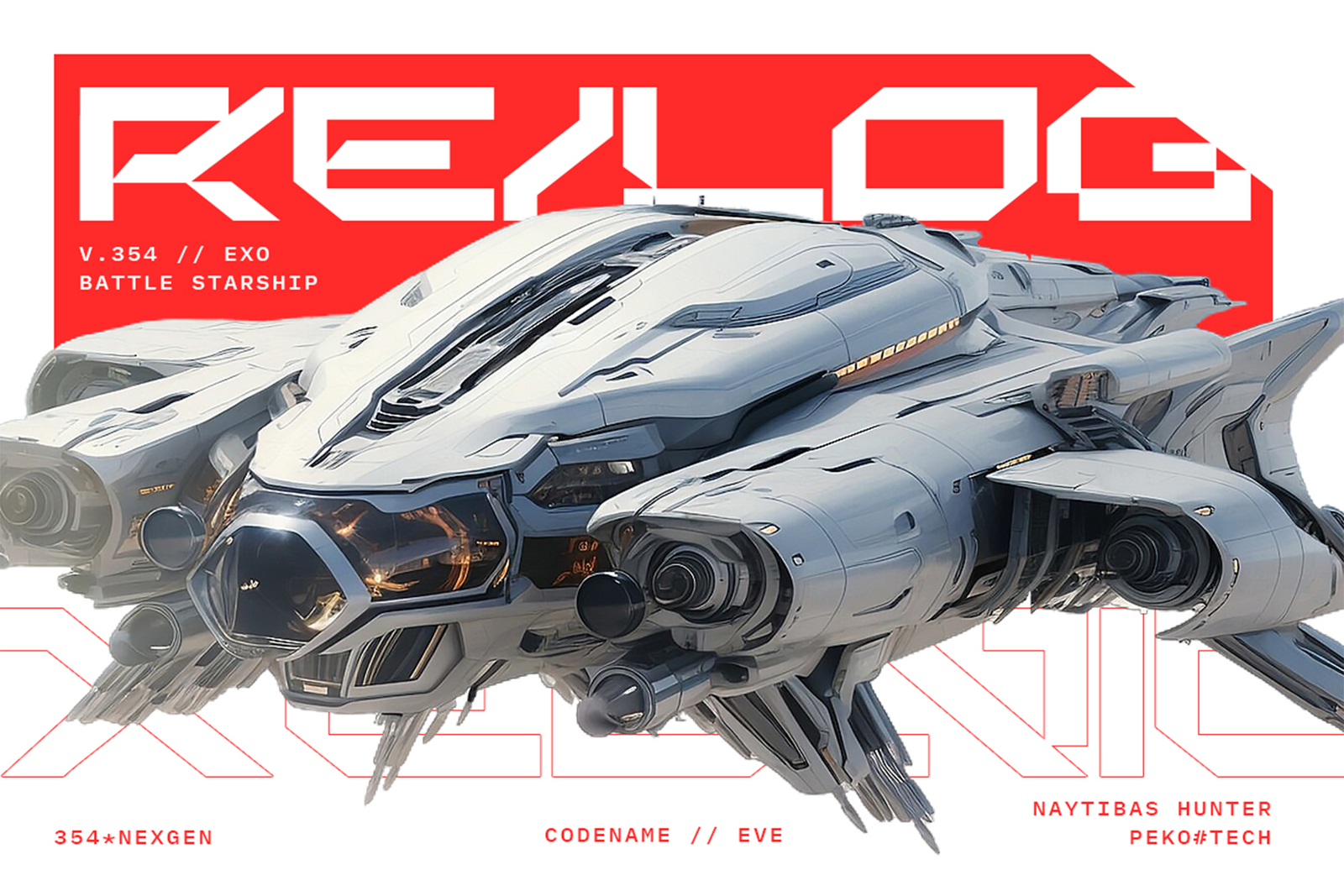 XEONIC Font sci-fi poster design