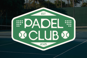 TOMAT Font padel club logo design
