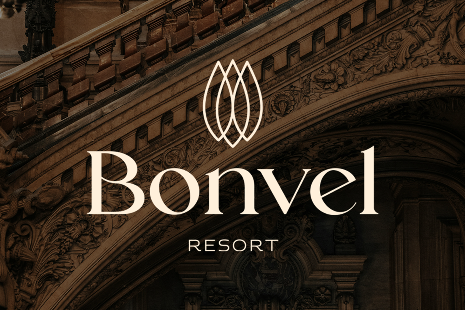 REINSA Font luxury resort logo design