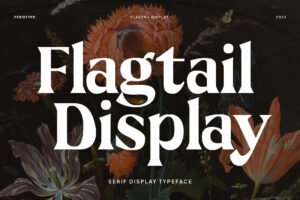 Flagtail Display Font Cover