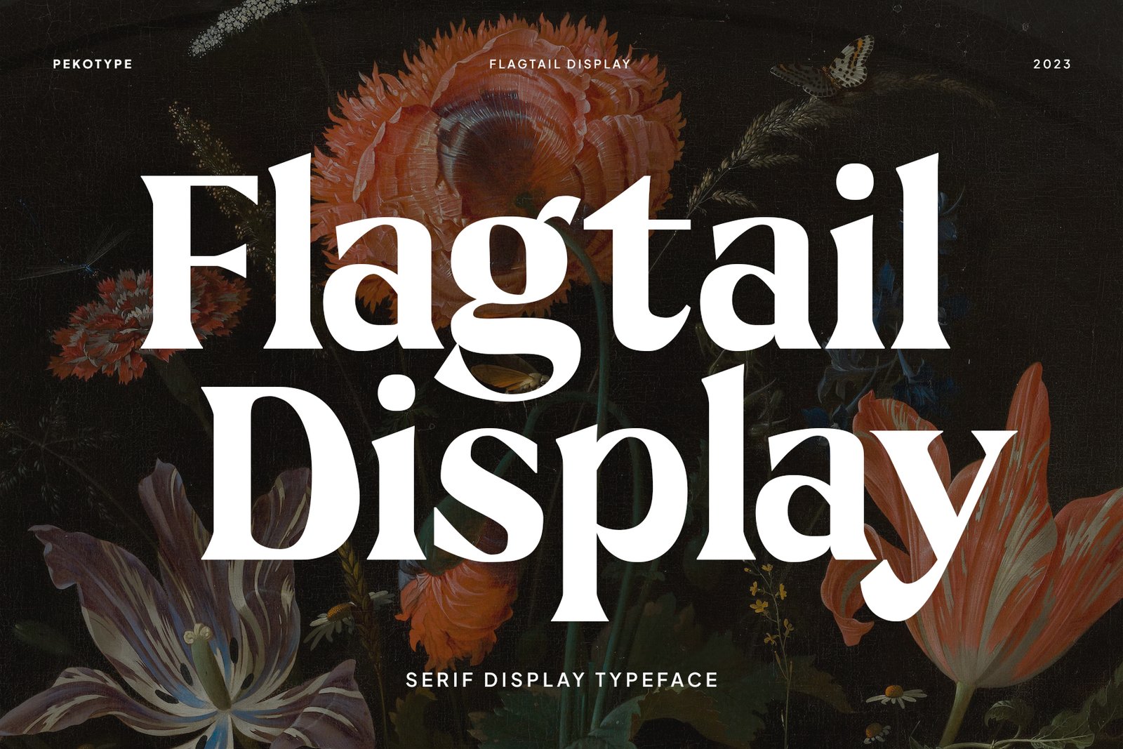 Flagtail Display Font Cover