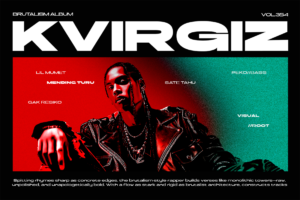 Timun Font editorial music poster design