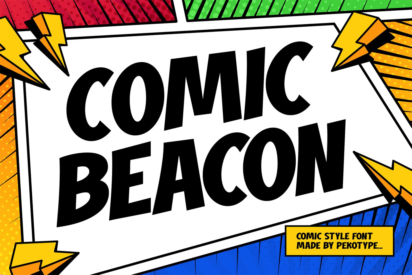 comic beacon font cover