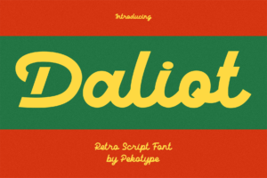 Daliot font cover