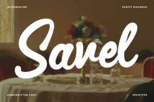 savel font cover