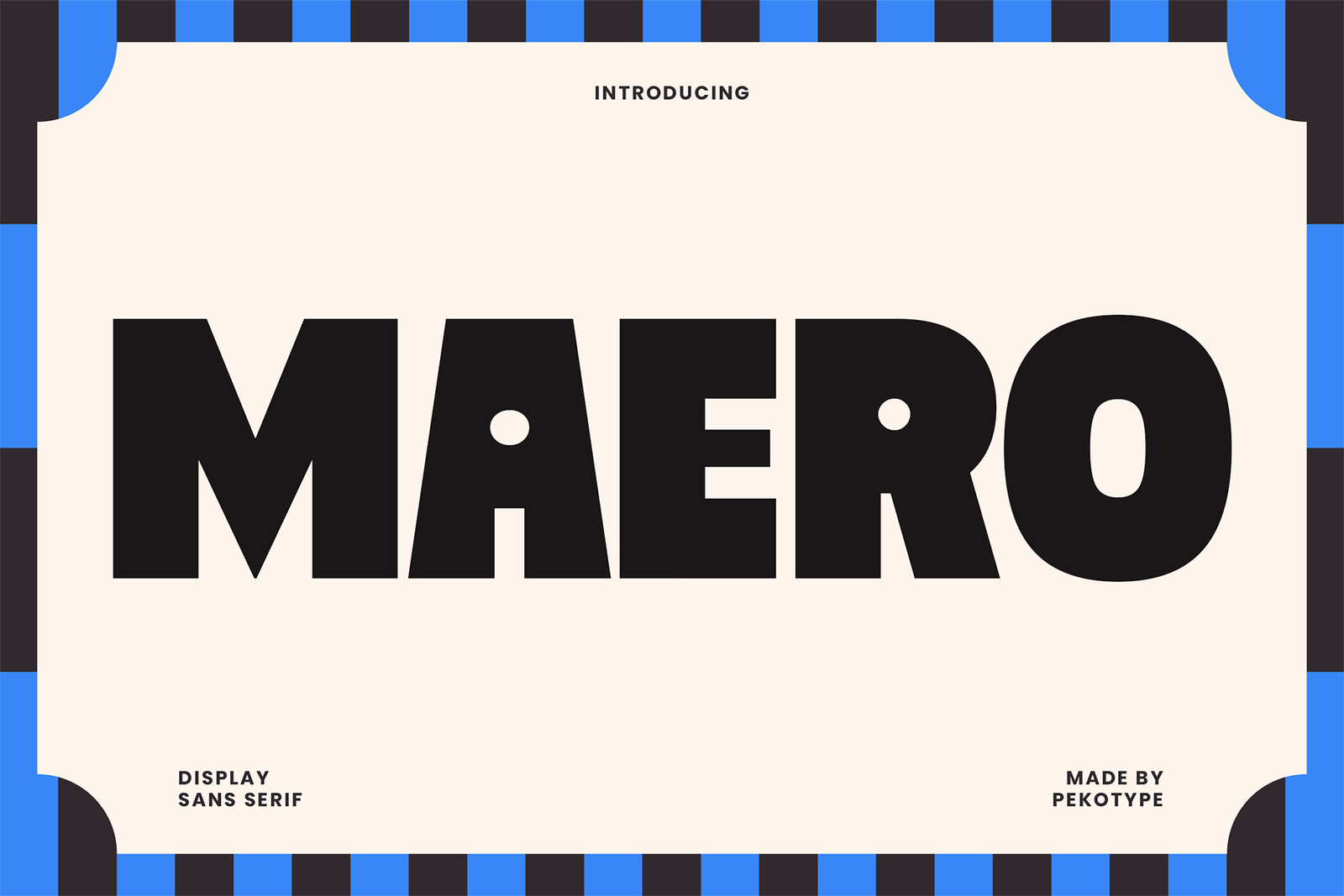 Maero Font Cover