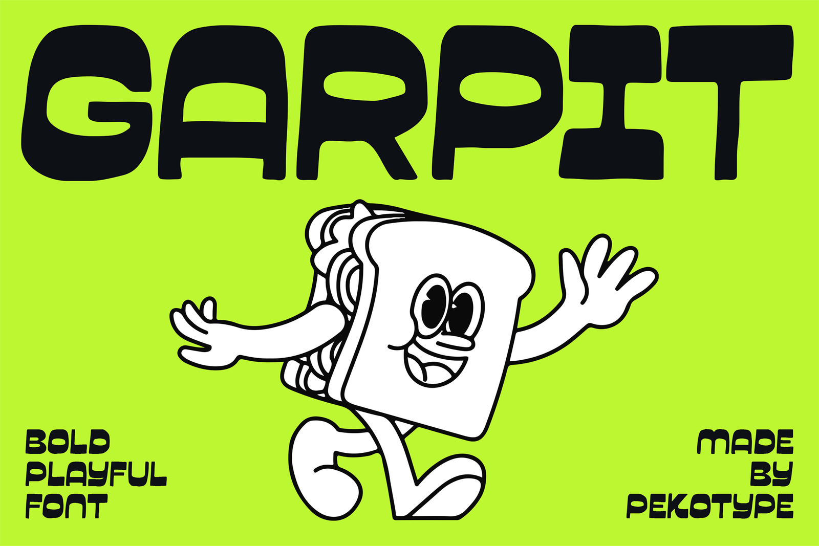 garpit font cover