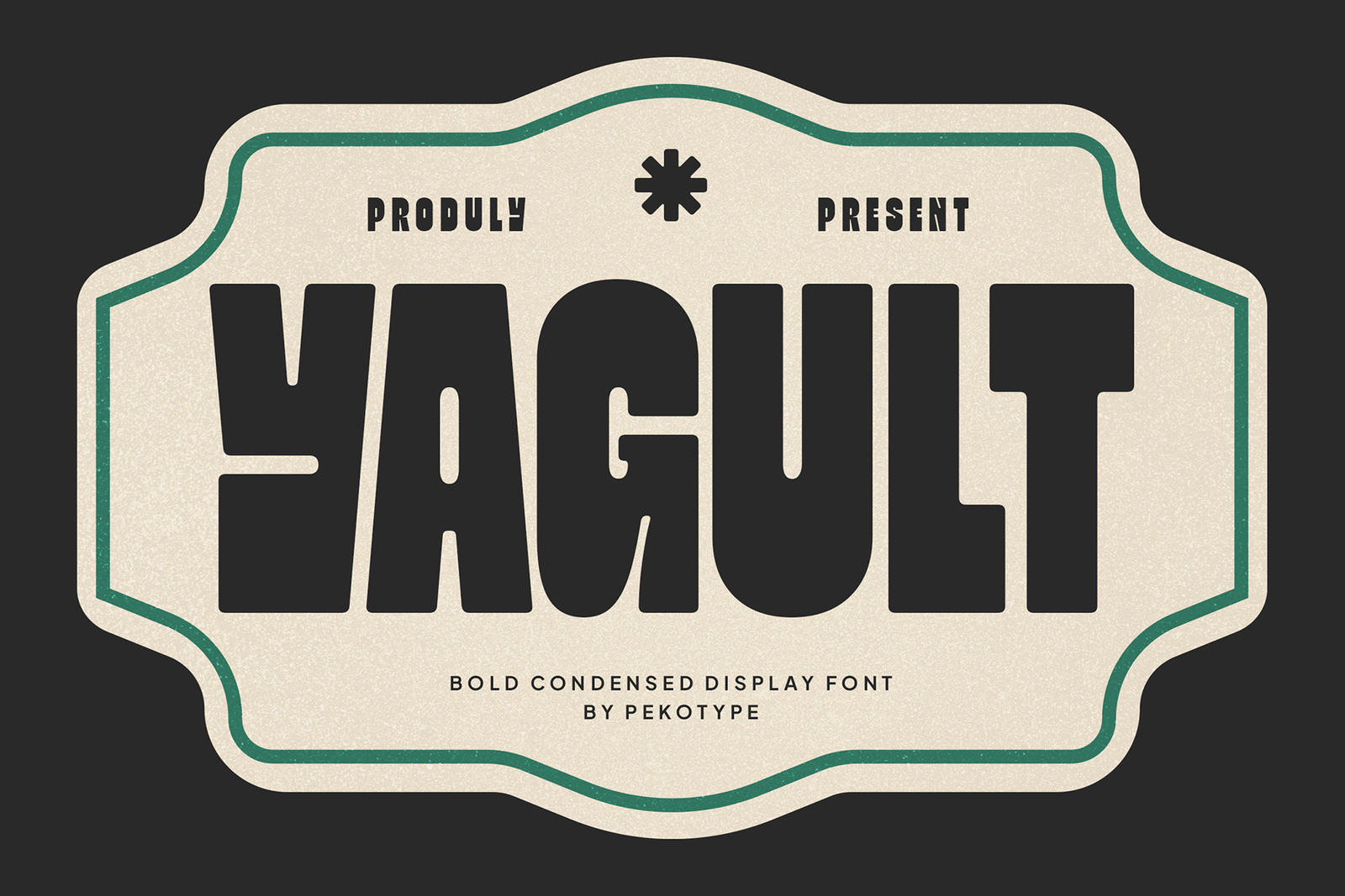 yagult font cover
