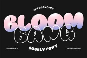 Bloombang Font Cover