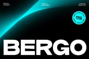 bergo font cover