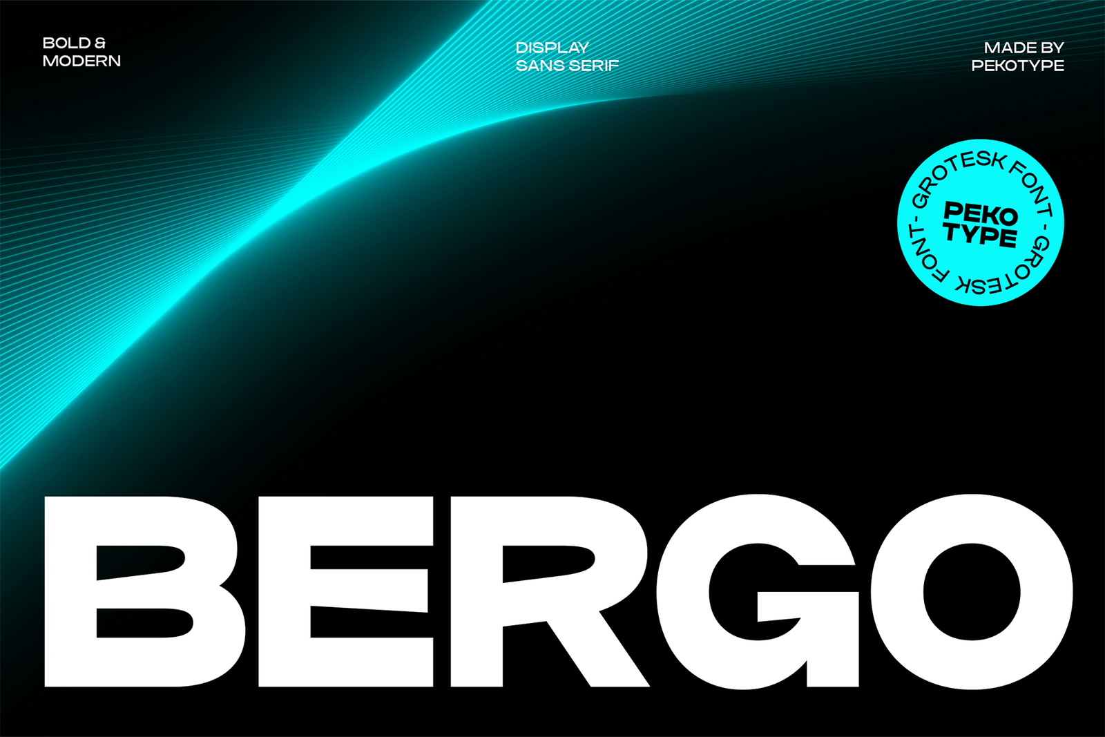 bergo font cover
