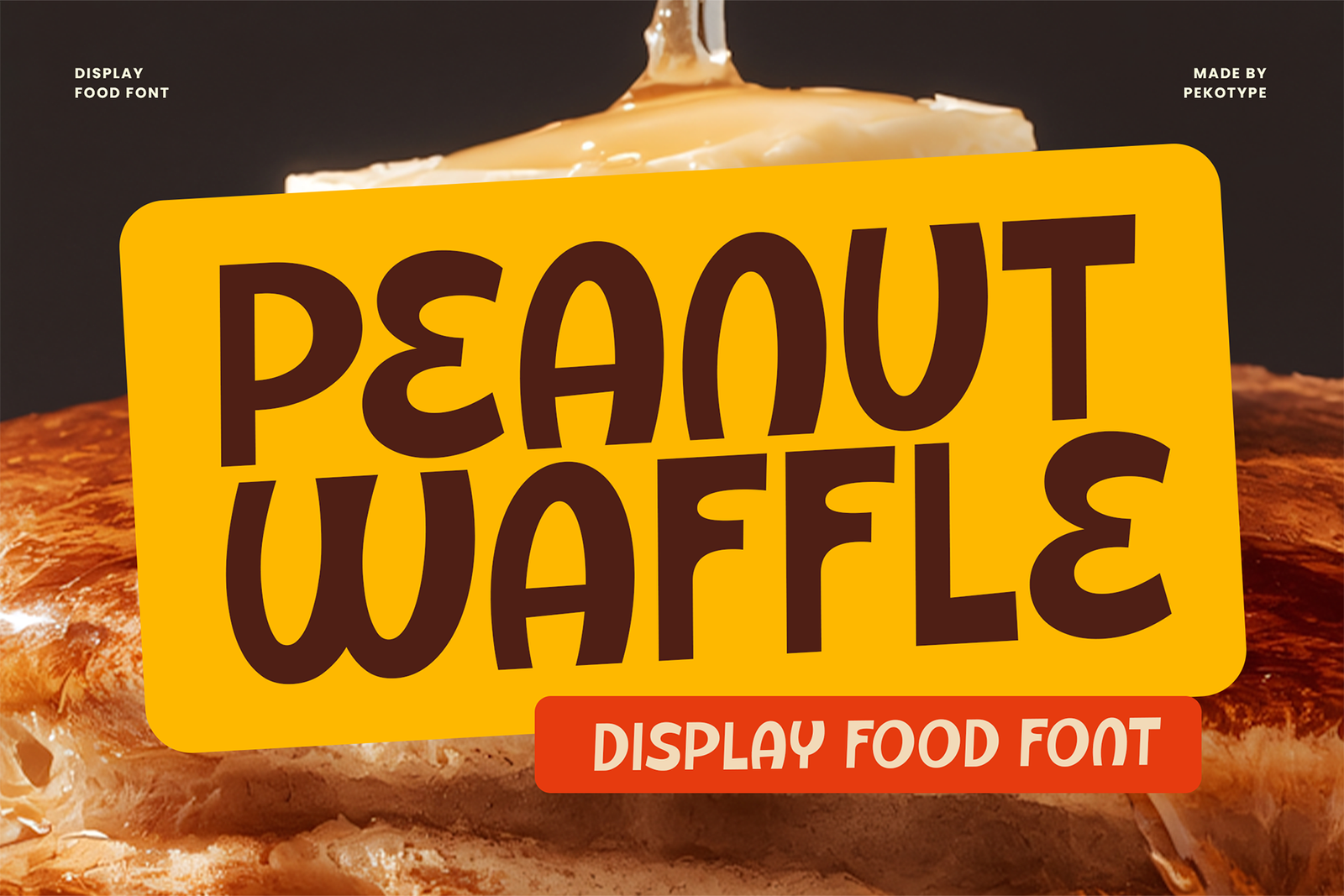 Peanut Waffle Font Cover