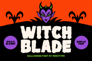 Witch Blade Font Cover