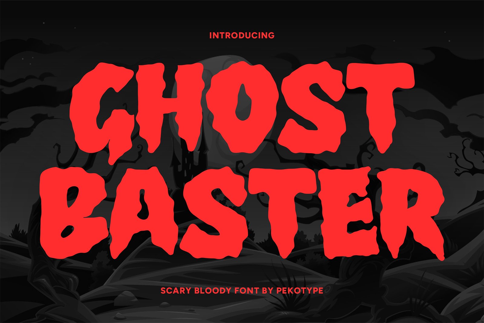 GHOST BASTER font cover