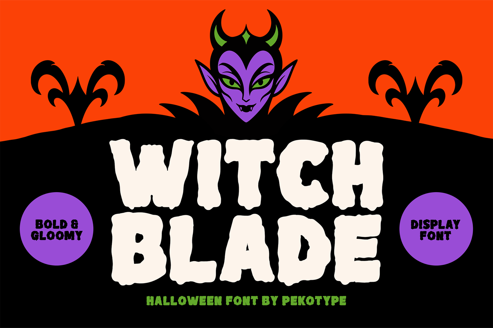 Witch Blade Font Cover