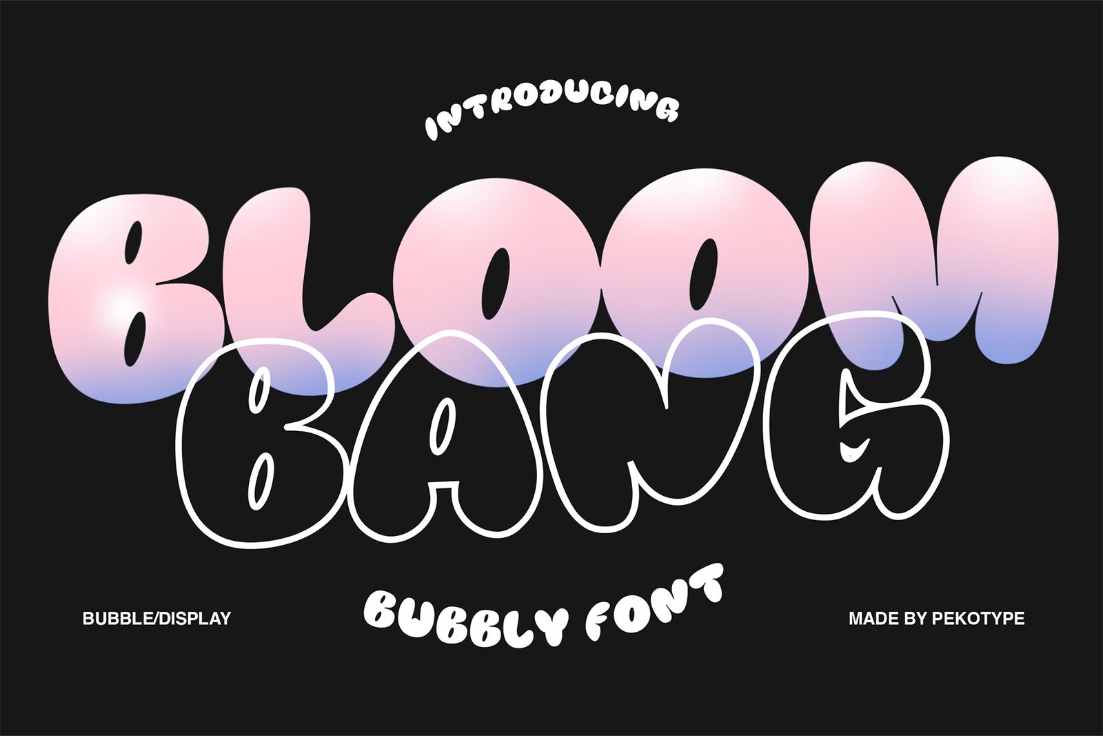 Bloombang Font Cover